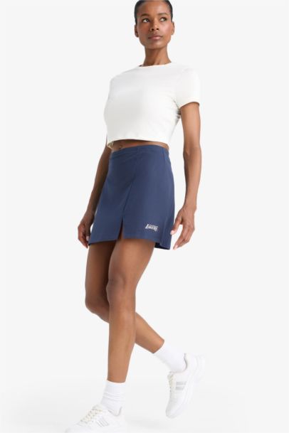 Юбка мини с внутренними шортами NBA Los Angeles Lakers стандартного фасона