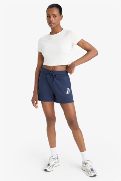 DeFactoFit NBA Los Angeles Lakers Standard Fit Sports Shorts