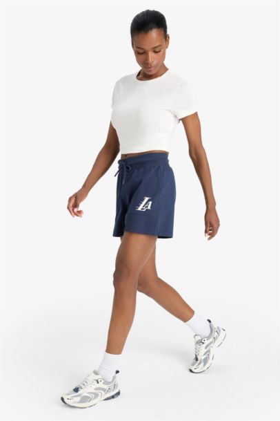 DeFactoFit NBA Los Angeles Lakers Standard Fit Sports Shorts