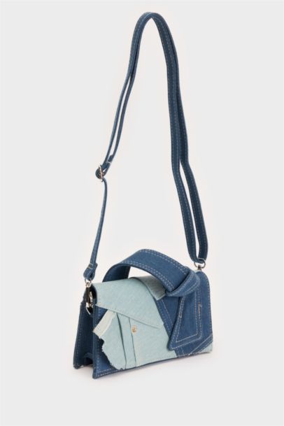 Woman Denim Look Shoulder Bag