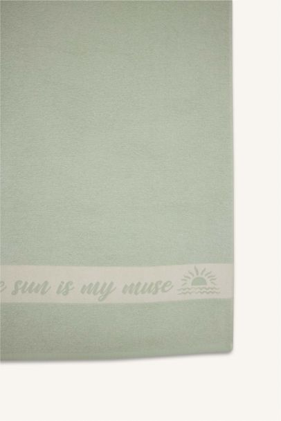 Woman Patterned Cotton Beach Towel