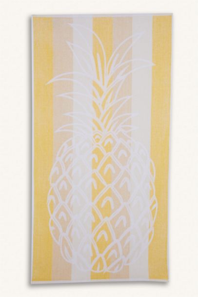 Woman Patterned Cotton Beach Towel