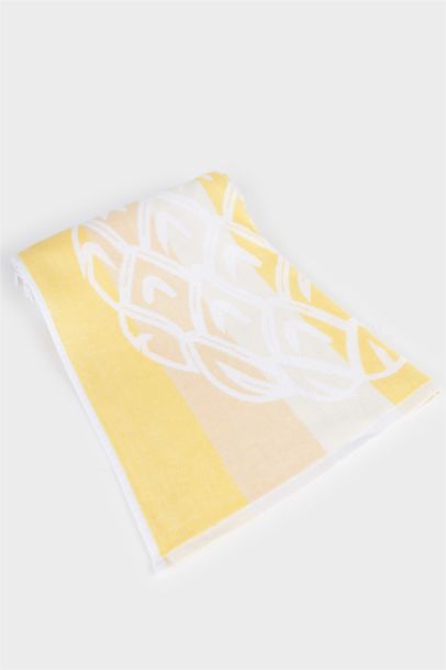 Woman Patterned Cotton Beach Towel