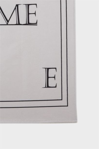 Kadın Desenli Pamuklu Plaj Havlusu