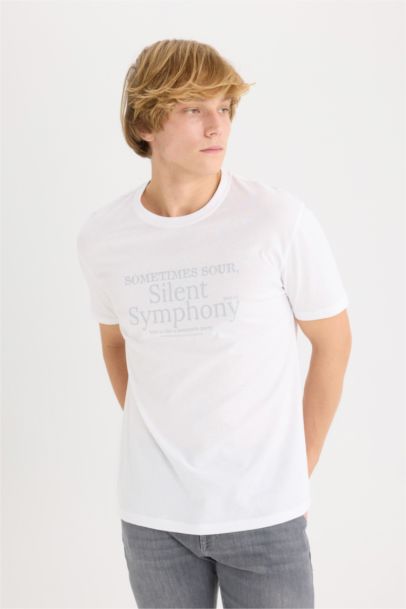 Regular Fit Crew Neck Short Sleeve T-Shirt