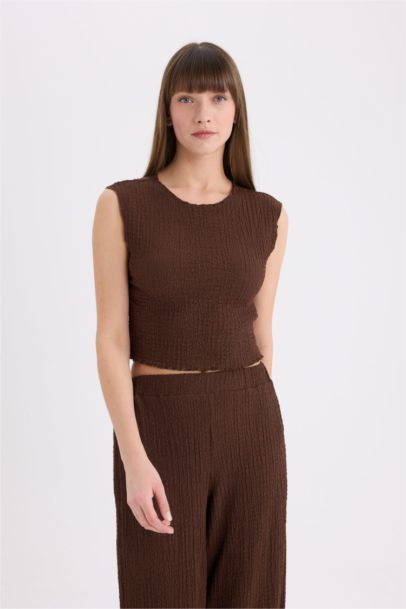 Regular Fit Crew Neck Tank Top