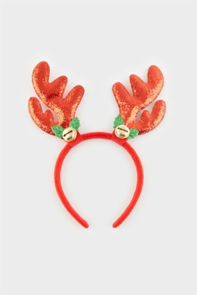 Yılbaşı Temalı Ren Geyiği Figürlü Taç