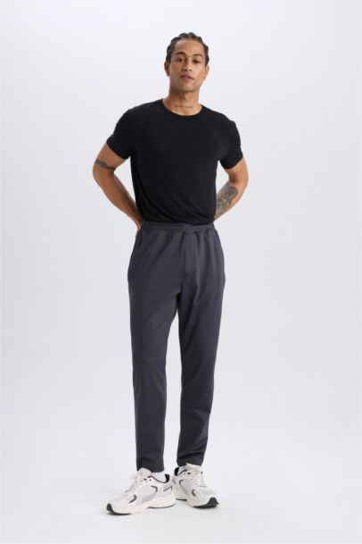 DeFactoFit Slim Fit Scuba Fabric Elastic Waist Jogger Sweatpants