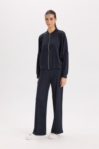 Pantalon de survêtement large Basique à Taille élastique