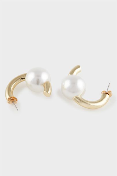 Woman 2 Piece Gold Earrings