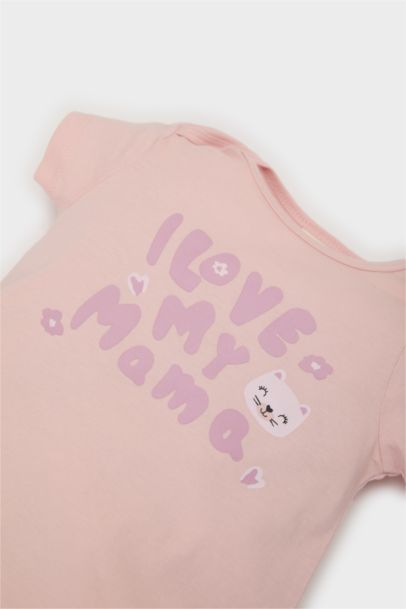 Baby Girl Newborn Cotton 2 Piece Jumpsuit