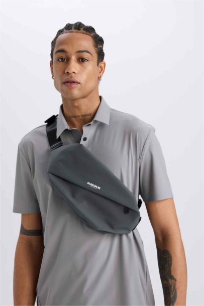 جنطة خصر رجالي جلد صناعي