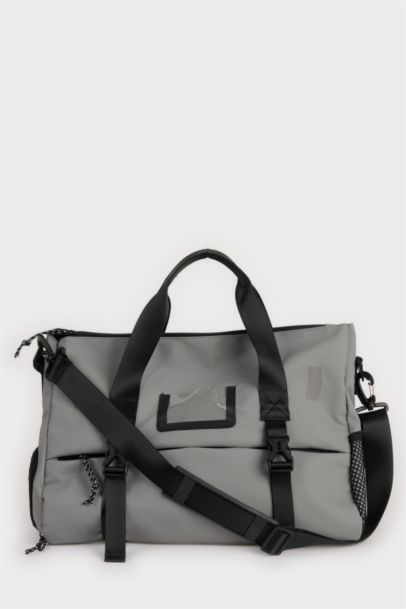 Мужская спортивная и дорожная сумка из искусственной кожи