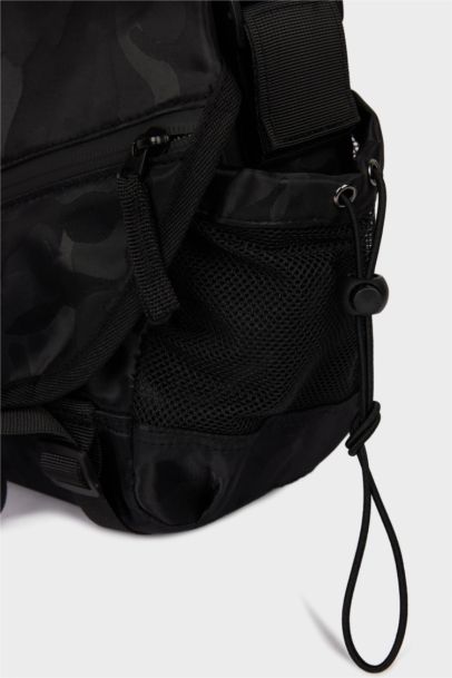 Man Faux Leather Crossbody Bag