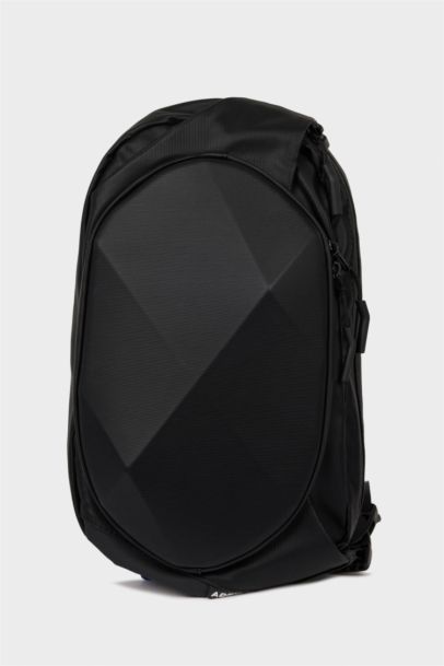 Man Faux Leather Waist Bag