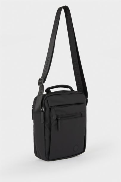 Мужская искусственная кожаная сумка через плечо