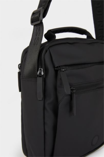 Мужская искусственная кожаная сумка через плечо