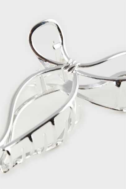 مشبك شعر نسائي فضي