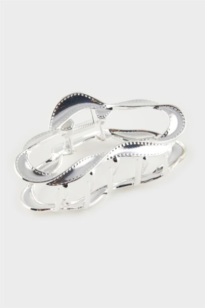 مشبك شعر نسائي فضي