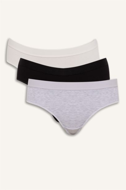 Rib 3 Piece Slip Panties