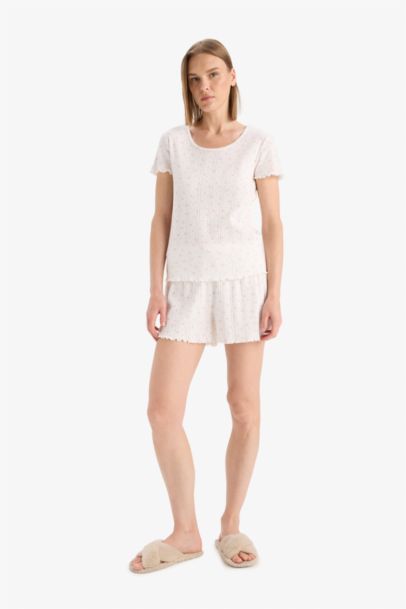 Fall in Love Regular Fit Short Sleeve 2 Piece Set