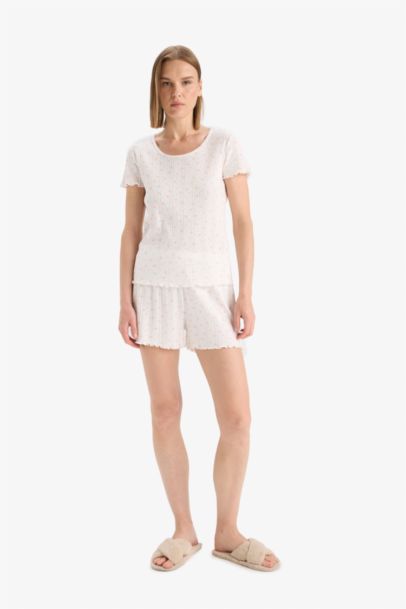 Fall in Love Regular Fit Short Sleeve 2 Piece Set