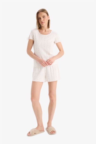 Fall in Love Regular Fit Short Sleeve 2 Piece Set