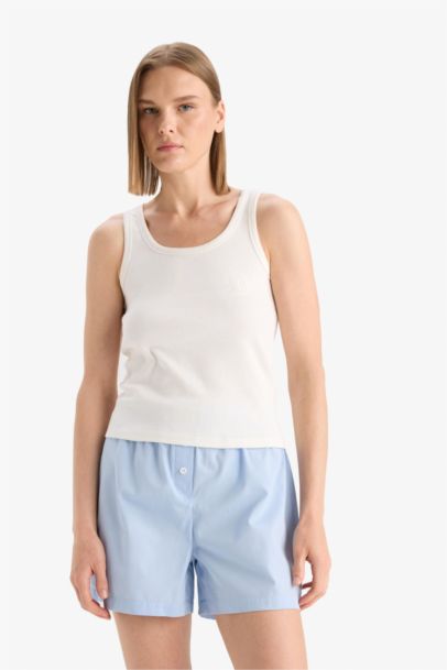 Fall in Love Regular Fit Poplin 2 Piece Shorts