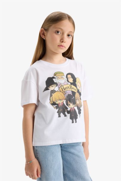 Girl Harry Potter Relax Fit Crew Neck T-Shirt