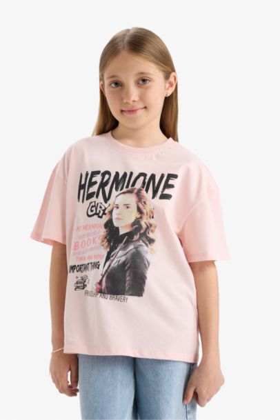 Girl Harry Potter Oversize Fit Crew Neck T-Shirt