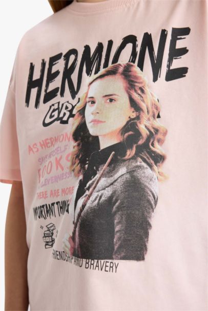 Girl Harry Potter Oversize Fit Crew Neck T-Shirt