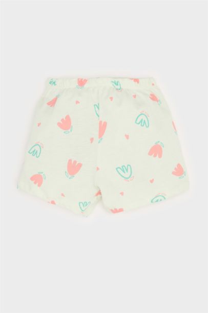 Ensemble Pyjama fleuri T-shirt et Short pour bébé fille