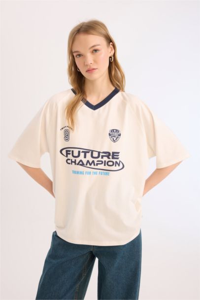 Oversize Fit Short Sleeve T-Shirt