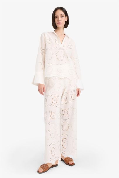 Regular Fit Brode Plaj Pantolonu