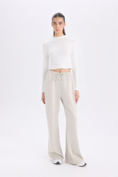 تي شيرت كم طويل نسيج مشروط سليم فيت