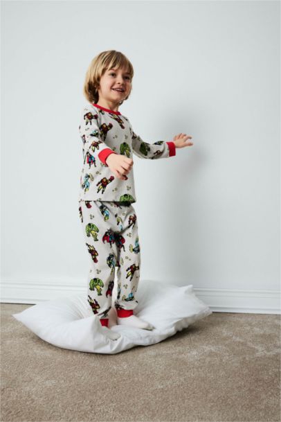 Ensemble Pyjama Marvel Comics en coton pour bébé garçon