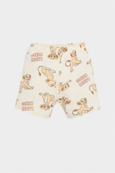 %100 Pamuklu Dısney Lıon Kıng Beli Lastikli Pijama Takımı Erkek Bebek