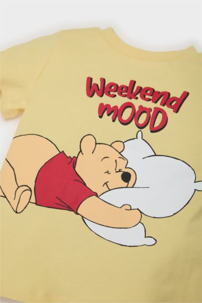 Ensemble Pyjama T-shirt imprimé Winnie et Short en coton pour bébé garçon