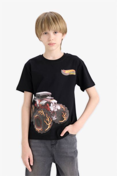 Boy Hot Wheels New Regular Fit Crew Neck T-Shirt