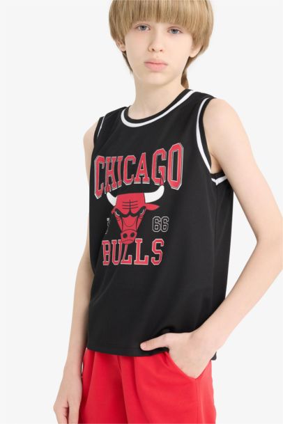 Детские майки NBA Chicago Bulls с круглым вырезом