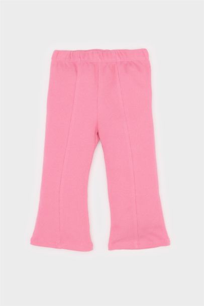 طقم من تيشيرت بنات بطبعة ميكي وميني برقبة مستديرة و سروال ضيق