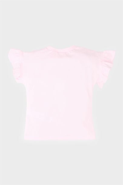 T-shirt à manches courtes Barbie (Fournisseur) Col Ras Du Cou BéBé Fille