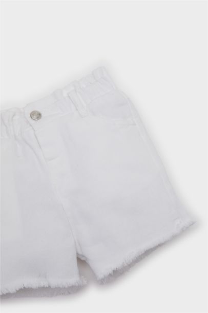 شورت بيبي بناتي بخصر بيبرباج