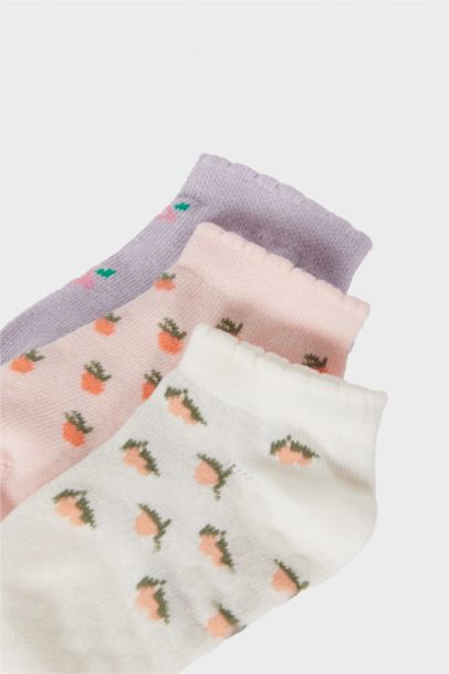 Baby Girl Flower 3 piece Short Socks