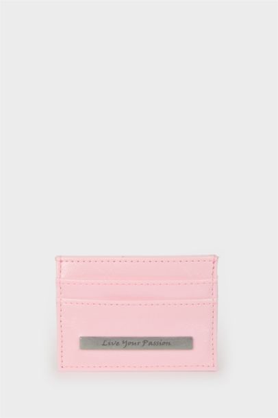 محفظة بطاقات نسائي جلد صناعي