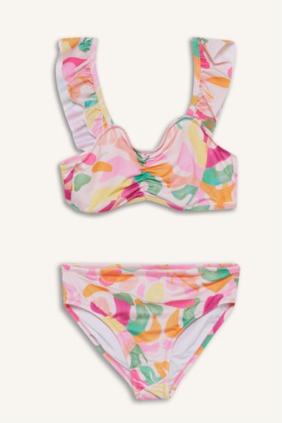 Girl Patterned Bikini Set