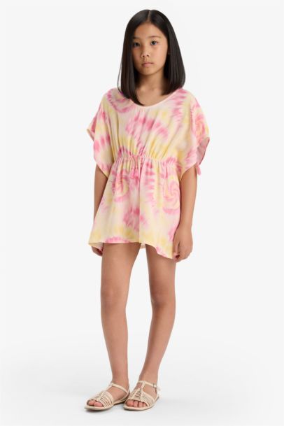 Girl Tie Die Beach Wear