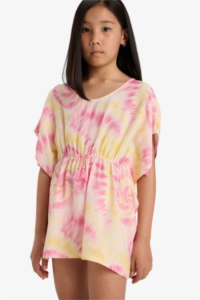 Girl Tie Die Beach Wear