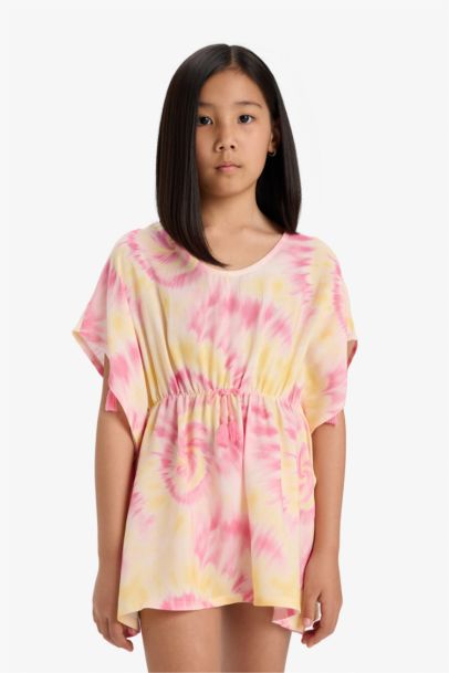 Girl Tie Die Beach Wear