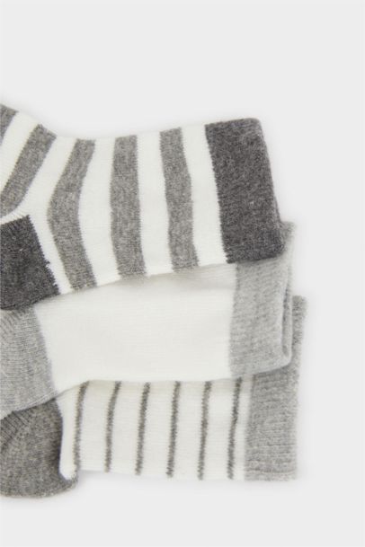 Lot de 3 paires de Chaussettes en coton antidérapantes pour bébé garçon